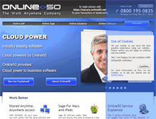 Tablet Screenshot of online50.net